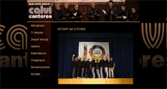 Desktop Screenshot of calvicantores.pl
